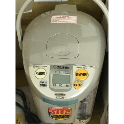 Bình thủy điện Zojirushi 5L CD-LCQ50-TK, công suất 800W, sản xuất tại Nhật, bảo hành 1 năm | HÀNG CHÍNH HÃNG