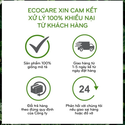 Nước rửa tay hữu cơ diệt khuẩn dạng bọt hương Cam 4Ll thương hiệu Ecocare