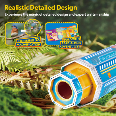 Đồ Chơi Lắp Ráp Ống Nhòm Đơn Ống Nat Geo STEAM DS1122h