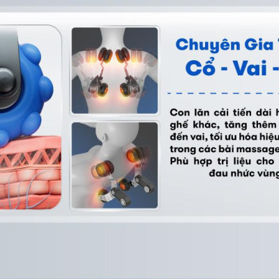 Ghế Massage ELIP O4 - Công nghệ 6E Elysium, Con Lăn Đôi Massage Bắp Chân, Massage Cổ Vai Gáy Chuyên Sâu