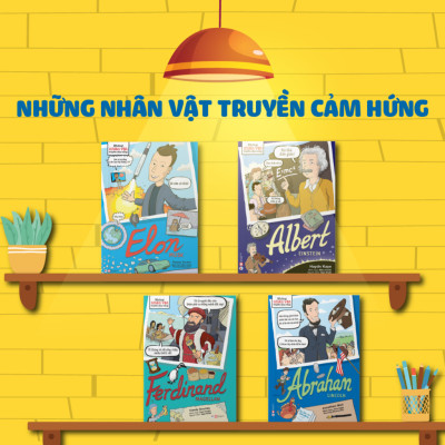 Combo Những Nân Vật Truyền Cảm Hứng ( Bộ 4 Cuốn)
