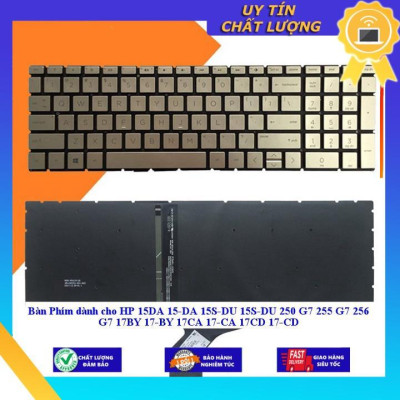 Bàn Phím dùng cho HP 15DA 15-DA 15S-DU 15S-DU 250 G7 255 G7 256 G7 17BY 17-BY 17CA 17-CA 17CD 17-CD - MÀU BẠC - Hàng Nhập Khẩu New Seal