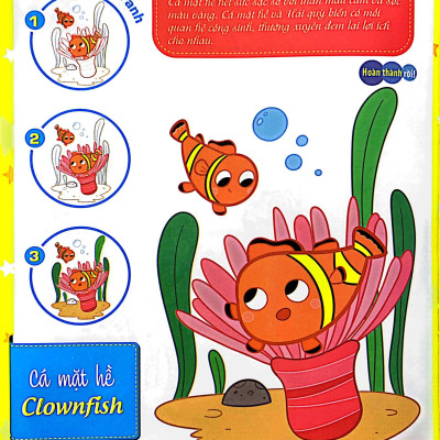 Tô Màu Theo Từng Bước - Sinh Vật Biển, Động Vật Trên Cạn, Khủng Long 1