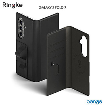 Ví từ tính RINGKE Folio Grip Wallet Magnetic cho Samsung Galaxy Z Fold 7 - Hàng Chính Hãng