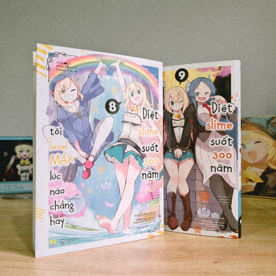 Combo 2 Cuốn sách: [Combo Manga] Diệt Slime Suốt 300 Năm, Tôi Levelmax Lúc Nào Chẳng Hay (Tập 8 + 9) AZ