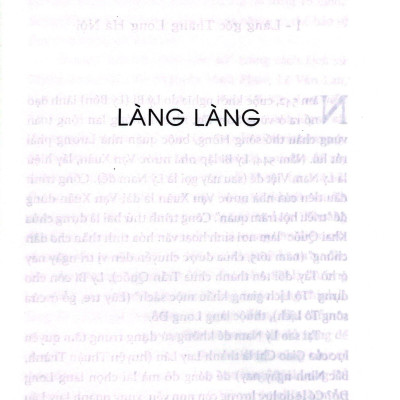 Làng Làng Phố Phố Hà Nội