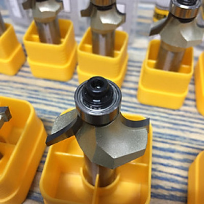 Mũi phay, mũi soi, mũi cắt vát cạnh tròn lồi 1/2"x1/4"(R=3.17mm) ARDEN