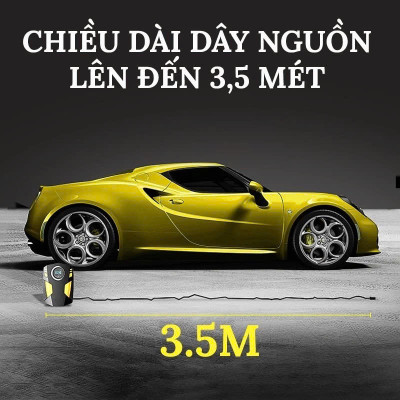 Máy Bơm Lốp Ô Tô, Xe Máy Tự Ngắt Thông Minh – Đồng Hồ Áp Suất Số, Bơm Cực Nhanh, Chất Lượng Cao Cấp, ĐÈN TRANG TRÍ , ĐỒNG HỒ TREO TƯỜNG