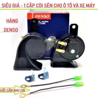 BỘ 2 CÒI KÊU CỰC TO HAY LẮP XE MÁY ÔTÔ