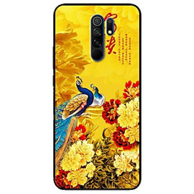 Ốp lưng dành cho Xiaomi Redmi 9 mẫu Công Và Hoa