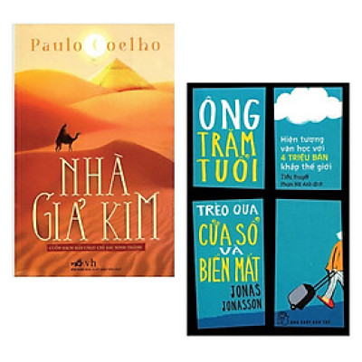 Combo Sách Bán Chạy Nhất Chỉ Sau Kinh Thánh: Ông Trăm Tuổi Trèo Qua Cửa Sổ Và Biến Mất + Nhà Gỉa Kim (2 Cuốn / Tặng Kèm Bookmark Green Life)
