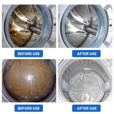 Hộp 260g Bột Tẩy Lồng Máy Giặt Hamart Vệ Sinh Sạch Diệt Nấm Mốc Vi Khuẩn Đa Năng Chất Lượng Cao