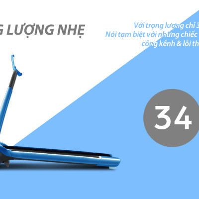 |GIÁ SỐC| Máy Chạy Bộ GINTELL - XQIAO Chính Hãng | 1 Năm Bảo Hành Chính Hãng