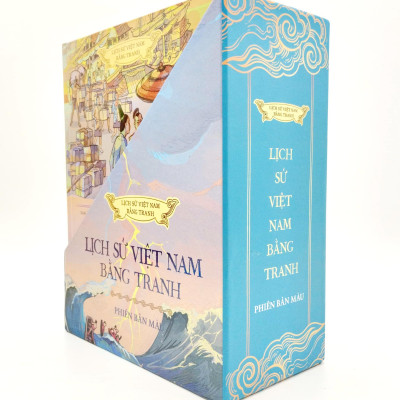 Boxset Lịch Sử Việt Nam Bằng Tranh - Bản Màu - Bìa Cứng (Hộp 8 Cuốn)