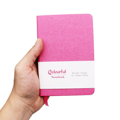 Sổ Colourful Notebook A6 - Dòng Kẻ Chấm - 120 Trang 100gsm - The Sun - Màu Hồng