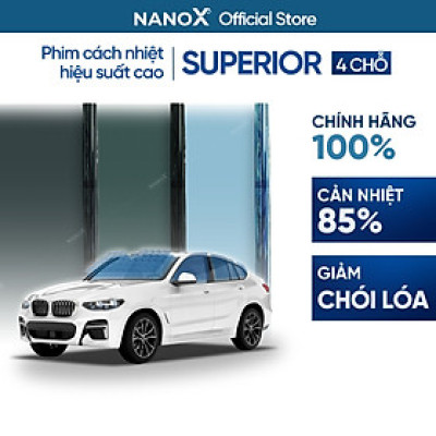 Phim cách nhiệt ô tô 4 chỗ gói phổ thông NanoX