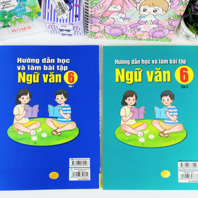 Sách - Combo 2 Cuốn Hướng Dẫn Học Và Làm Bài Tập Ngữ Văn 6 - Biên soạn theo CT GDPT mới - Cánh Diều - ndbooks