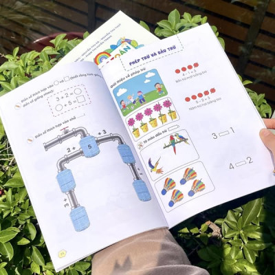 TẶNG BỘ DỤNG CỤ HỌC TẬP - COMBO SÁCH BÉ VUI HỌC TOÁN (QUYỂN 1 + QUYỂN 2)