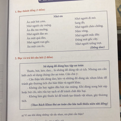 Đề kiểm tra tiếng việt 1 học kì 2 ( Kết nối tri thức với cuộc sống )