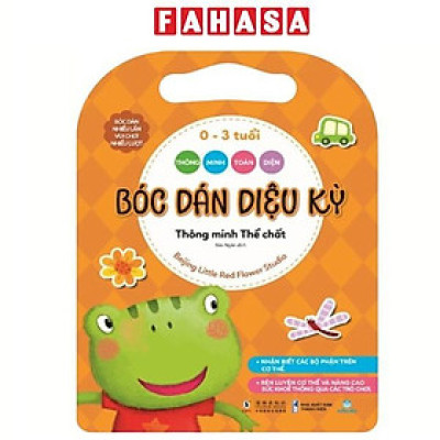 Sách - Thông Minh Toàn Diện - Bóc Dán Diệu Kỳ - 0-3 Tuổi - Thông Minh Thể Chất