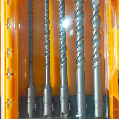 BỘ MŨI KHOAN BÊ TÔNG ĐUÔI TRƠN VÀ ĐUÔI GÀI 11 CHI TIẾT INGCO AKDL31101 - HÀNG CHÍNH HÃNG