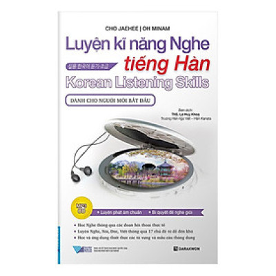 Sách - Luyện Kĩ Năng Nghe Tiếng Hàn - Dành Cho Người Mới Bắt Đầu