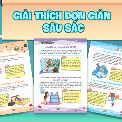 Combo Vật Lý + Hóa Học Vui Nhộn - Những Câu Hỏi Vì Sao Về Vật Lý, Hóa Học (2 Cuốn) - MEGA