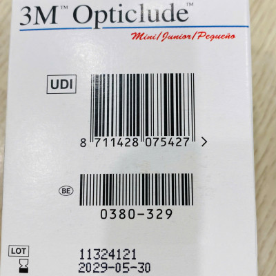 Miếng băng dán mắt 3M Nexcare 1537 (dùng cho trẻ nhỏ hơn 4 tuổi), 50 miếng/hộp ( mẫu mới)