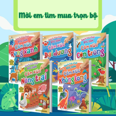 Sách Trò Chơi Bóc Dán - Cảm Xúc Rừng Xanh - Megabook