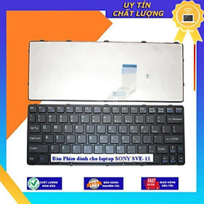 Bàn Phím dùng cho laptop SONY SVE-11  - TRẮNG - CÓ KHUNG - Hàng Nhập Khẩu New Seal