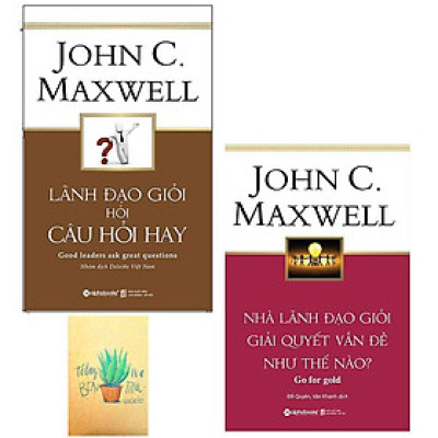 Combo Nhà Lãnh Đạo Giỏi Giải Quyết Vấn Đề Như Thế Nào? và Lãnh Đạo Giỏi Hỏi Câu Hỏi Hay ( Tặng Kèm Sổ Tay )