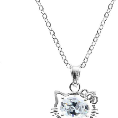 Dây Và Mặt Dây Chuyền Bạc Hiểu Minh DMD348S Mèo Kity