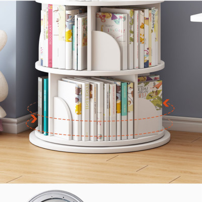 Kệ sách IGA xoay 360 độ có thể làm kệ góc đa năng để bàn để sàn hiện đại GP269