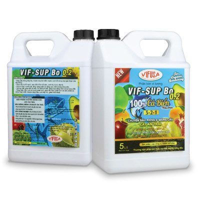 VIF-SUP Bo 0.2 - Phân bón đạm cá can 5L