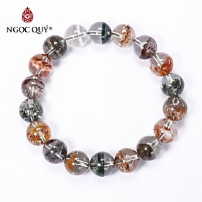 Vòng tay đá ưu linh đa sắc size hạt 12mm - Ngọc Quý Gemstones