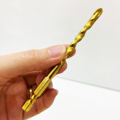 MŨI KHOAN KÍNH - GẠCH MEN 4 CẠNH, CHÂN LỤC GIÁC  KYNKO ĐƯỜNG KÍNH PHI Ø 8 DÀI 117MM MKKGM-8117 (VỈ 10 CHIẾC)