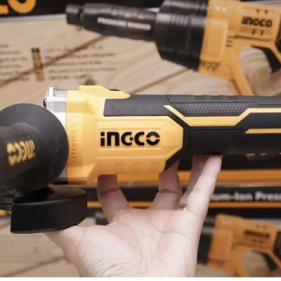 MÁY MÀI GÓC KHÔNG CHỔI THAN (ĐỦ BỘ) 20V 100MM  INGCO CAGLI10022 - HÀNG CHÍNH HÃNG