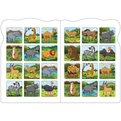 Sách - Bé Tô Màu - Khám Phá Châu Phi Hoang Dã - 20+ Hình Dán Sticker - Việt Thư