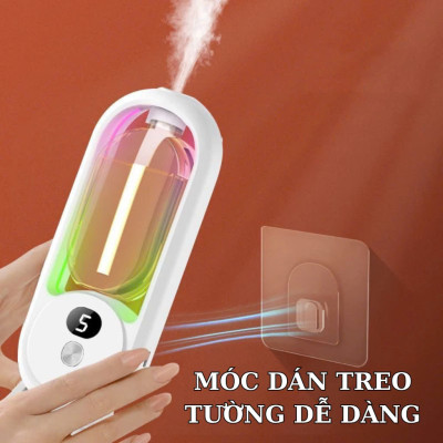 Bộ Máy Xịt Thơm Phòng Tự Động 5 Chế Độ (Gồm Máy & 01 Lõi Tinh Dầu) Máy Khuyếch Tán Tinh Dầu Decor Phòng Ngủ 