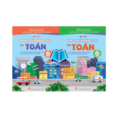 Sách Combo Bài Tập Phát Triển Năng Lực Môn Toán + Tiếng Việt Lớp 4 ( Theo chương trình GDPT 2018 ) (Kết Nối)