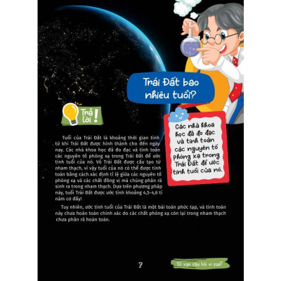 Sách - 10 Vạn Câu Hỏi Vì Sao - Kiến Thức Bách Khoa - Trái Đất Diệu Kỳ  - Việt Thư