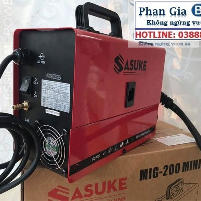 Máy hàn mini SASUKE MIG 200 - 3 chức năng - Tặng kèm 1 cuộn hàn 1kg