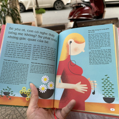 (In màu toàn bộ) MẸ BẦU NOTEBOOK: Nhật ký và cẩm nang cho 9 tháng thai kỳ – White Star – Khải Nguyên dịch – ThaiHa Books – NXB Lao Động