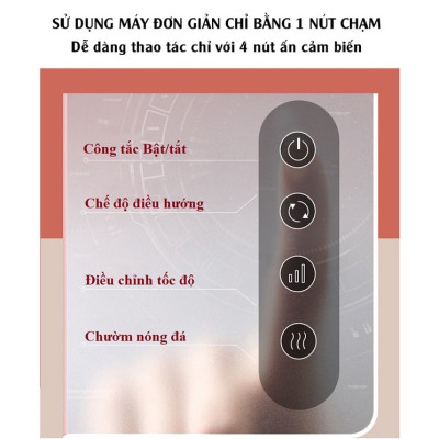 Đai Massage Bụng RULAX, Hỗ Trợ Giảm Đau Nhức, Bi Đá Kết Hợp Hồng Ngoại, Giảm Đau Bụng Cho Người Viêm Đại Tràng, Táo Bón, tan mỡ bụng ,thon gọn cơthe