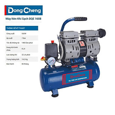 MÁY NÉN KHÍ SẠCH 12L 550W DONGCHENG DQE 1608 - HÀNG CHÍNH HÃNG