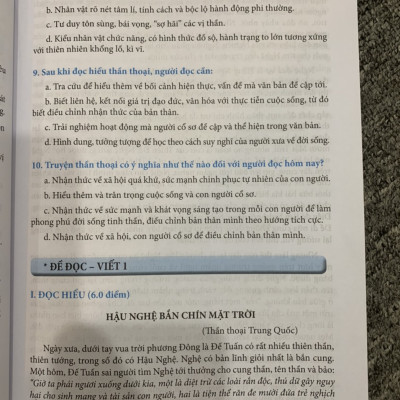 Đề ôn luyện và kiểm tra ngữ văn 10 ( Dùng ngữ liệu ngoài sgk)
