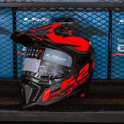 MŨ BẢO HIỂM CÀO CÀO DUAL SPORT LS2 MX701 EXPLORER FIBERGLASS - GARA20