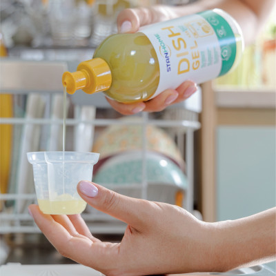 Gel rửa bát đậm đặc chuyên dụng cho máy rửa bát All in One Stanhome DISH GEL 500ml - version mới