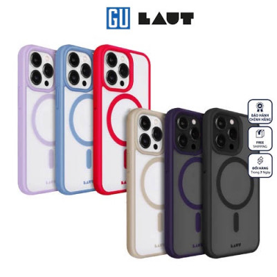 Ốp LAUT Huex Protect For iPhone 14 Pro/ 14 Pro Max Mặt Lưng Trong Kính Cường Lực Không Ngả Màu Chống Xước Chống Sốc 4,2m Hàng Chính Hãng