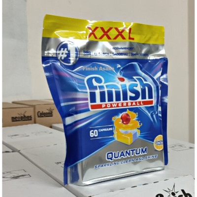 Viên rửa bát Finish Quantum Max 60 Viên 14 in 1 - Hanoimart